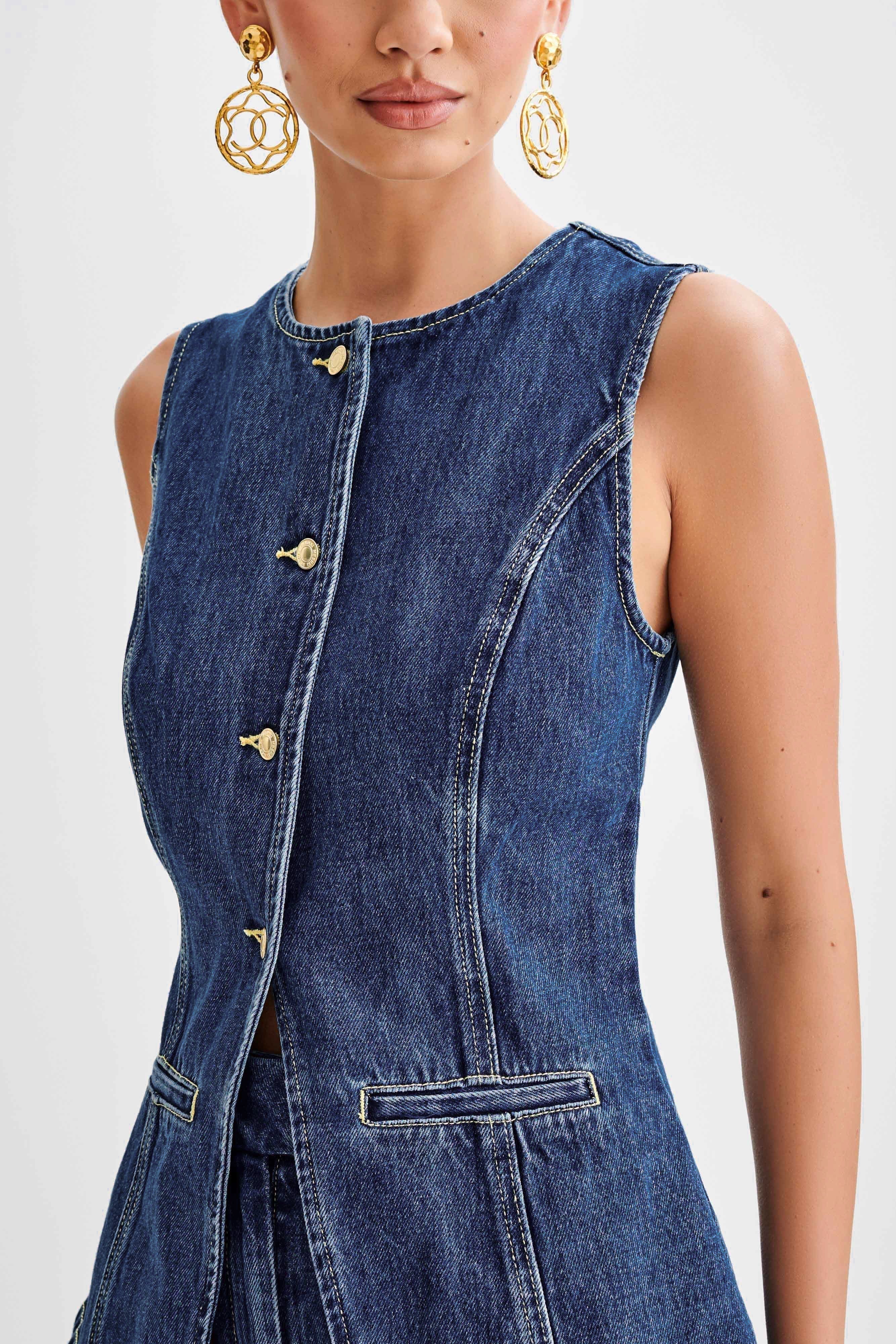 BENFIERI™ | Trendigt denimset med knappar