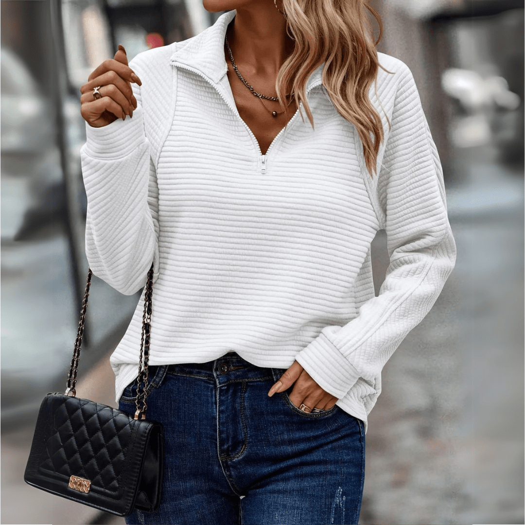 Astrid | Chic halvzip med komfort