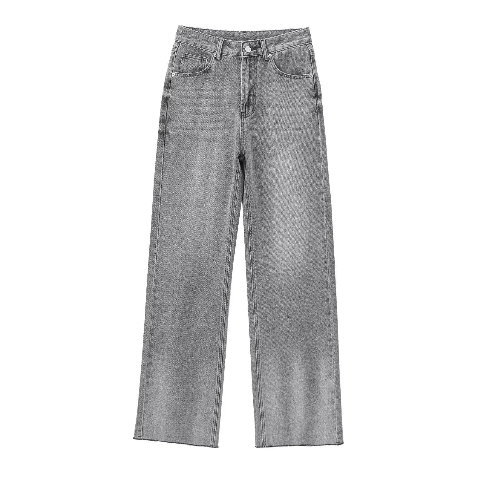 BENFIERI™ | Grå Utställd Jeans