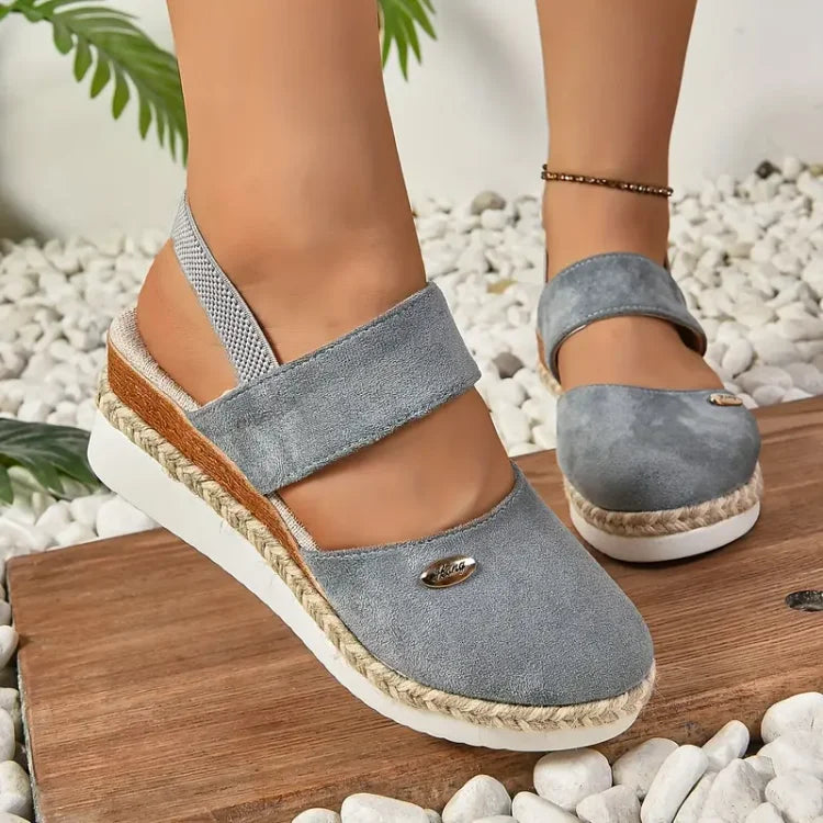 BENFIERI™ | Antonia - Ortopediska Sandaler med Platå, Ventilerande och Avslappnade