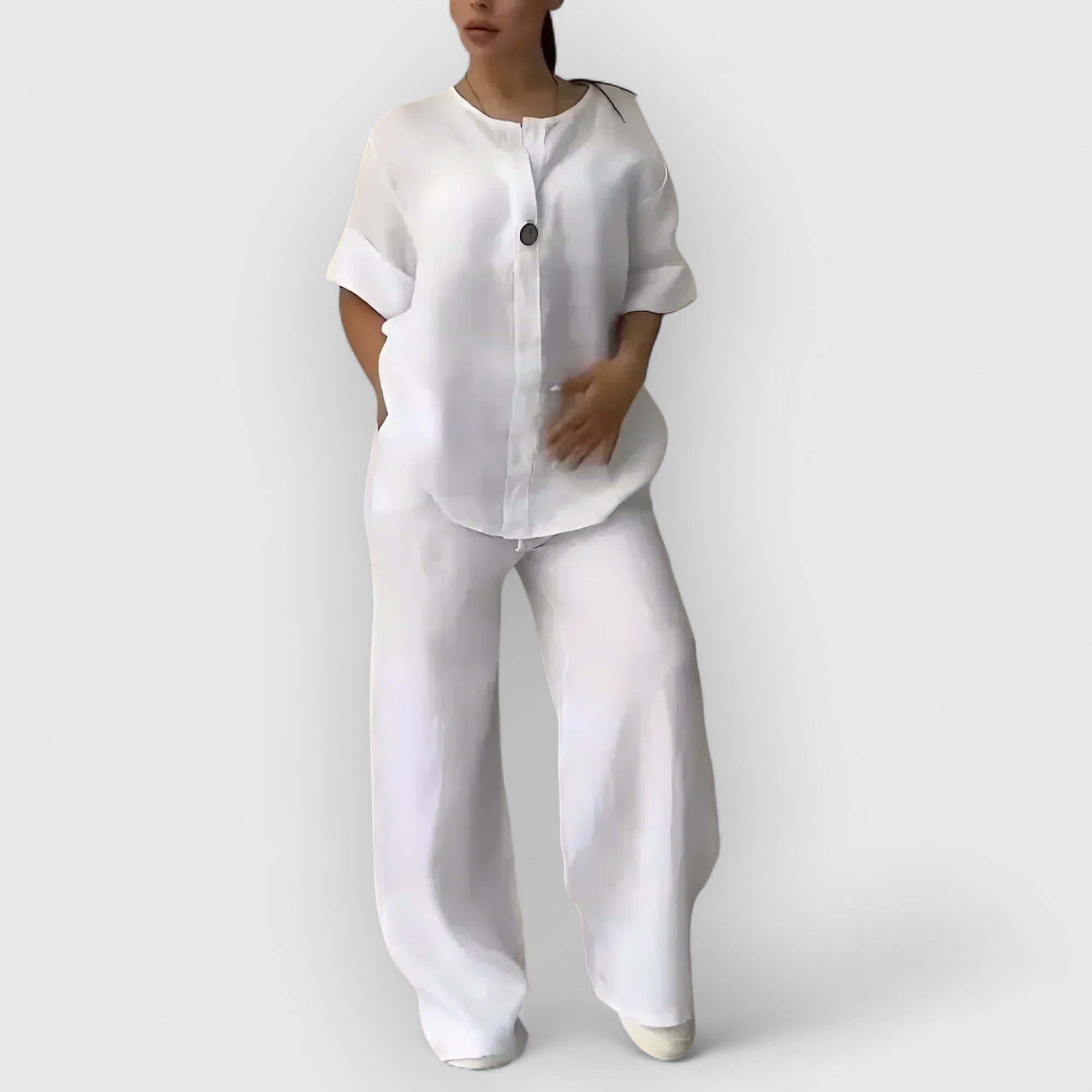 BENFIERI™ | Margherita – Tvådelat linneset i avslappnad, elegant stil