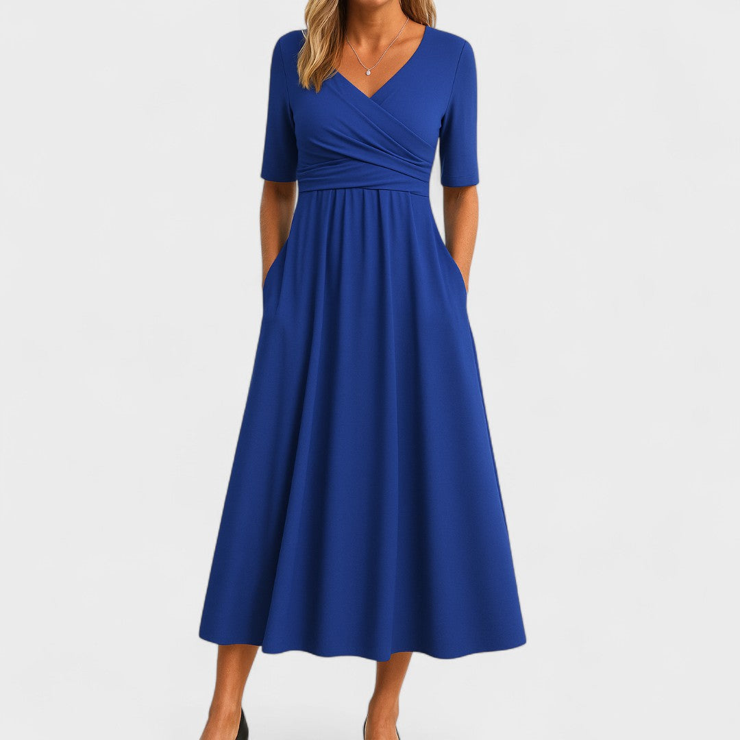 BENFIERI™ | Joanna – Elegant Midiklänning för Alla Tillfällen