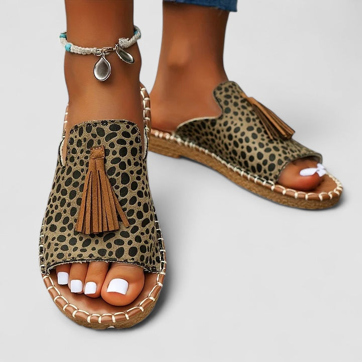 BENFIERI™ | Leena - Bekväma och Platta Ortopediska Sandaler