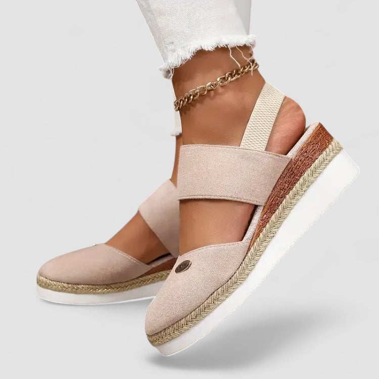BENFIERI™ | Antonia - Ortopediska Sandaler med Platå, Ventilerande och Avslappnade
