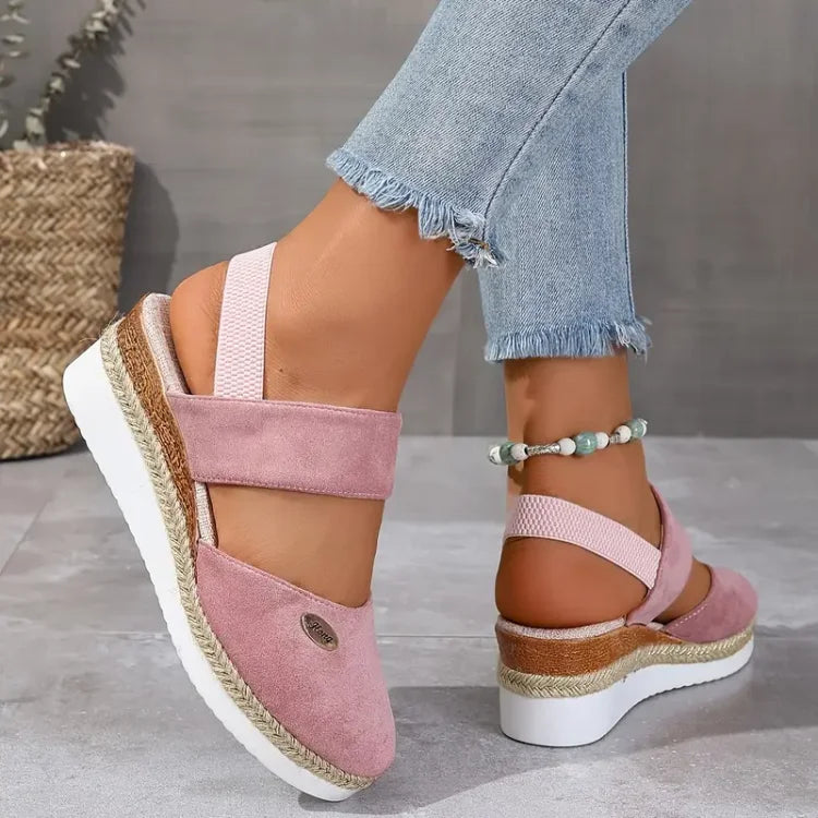 BENFIERI™ | Antonia - Ortopediska Sandaler med Platå, Ventilerande och Avslappnade