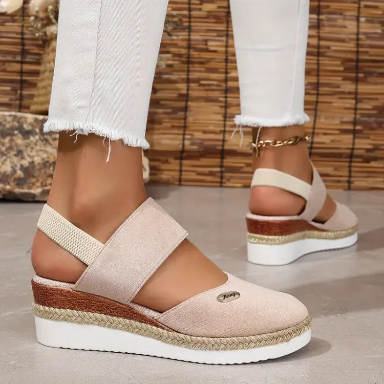BENFIERI™ | Antonia - Ortopediska Sandaler med Platå, Ventilerande och Avslappnade