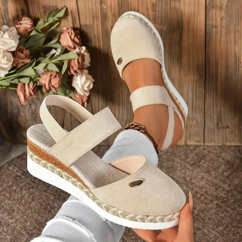BENFIERI™ | Antonia - Ortopediska Sandaler med Platå, Ventilerande och Avslappnade