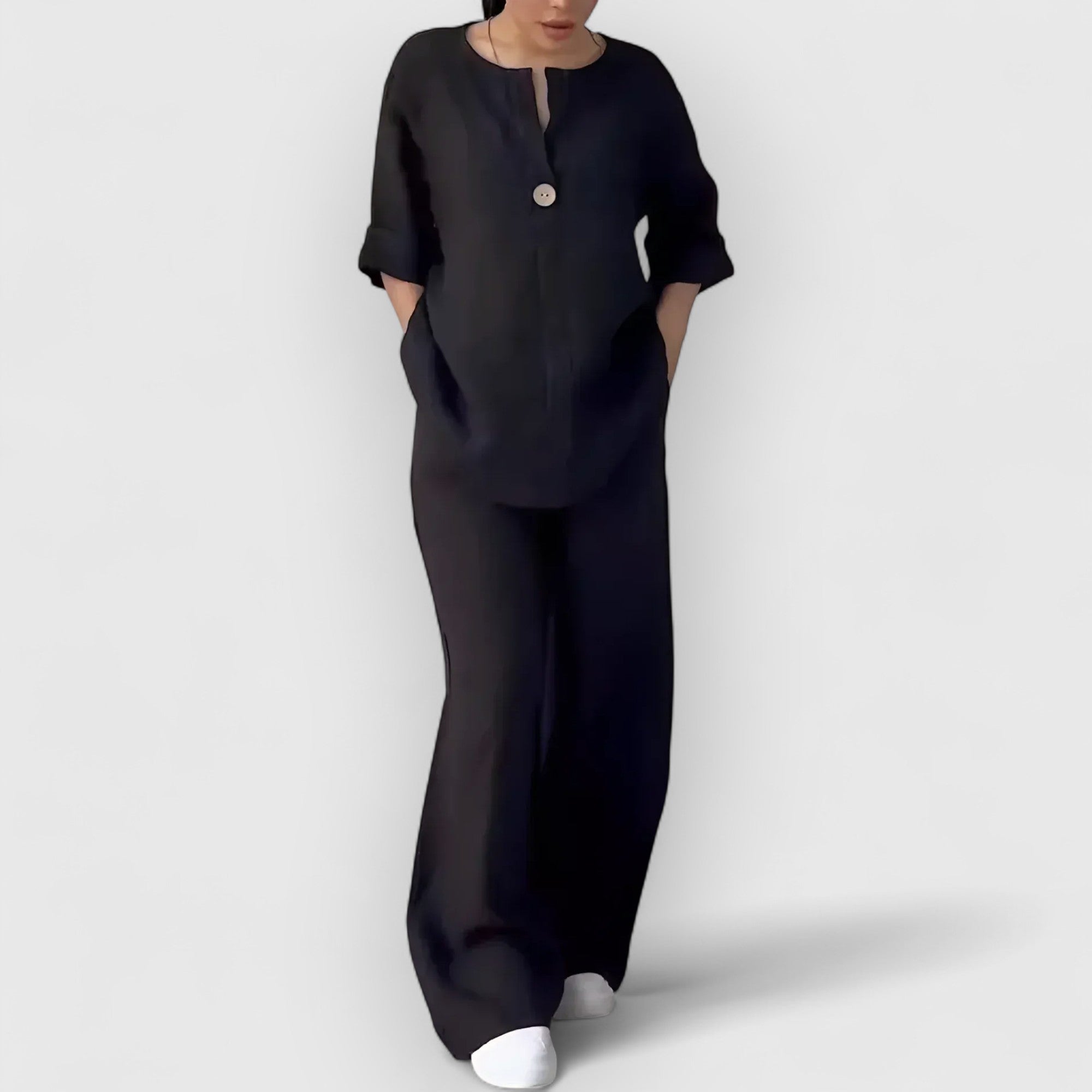 BENFIERI™ | Margherita – Tvådelat linneset i avslappnad, elegant stil