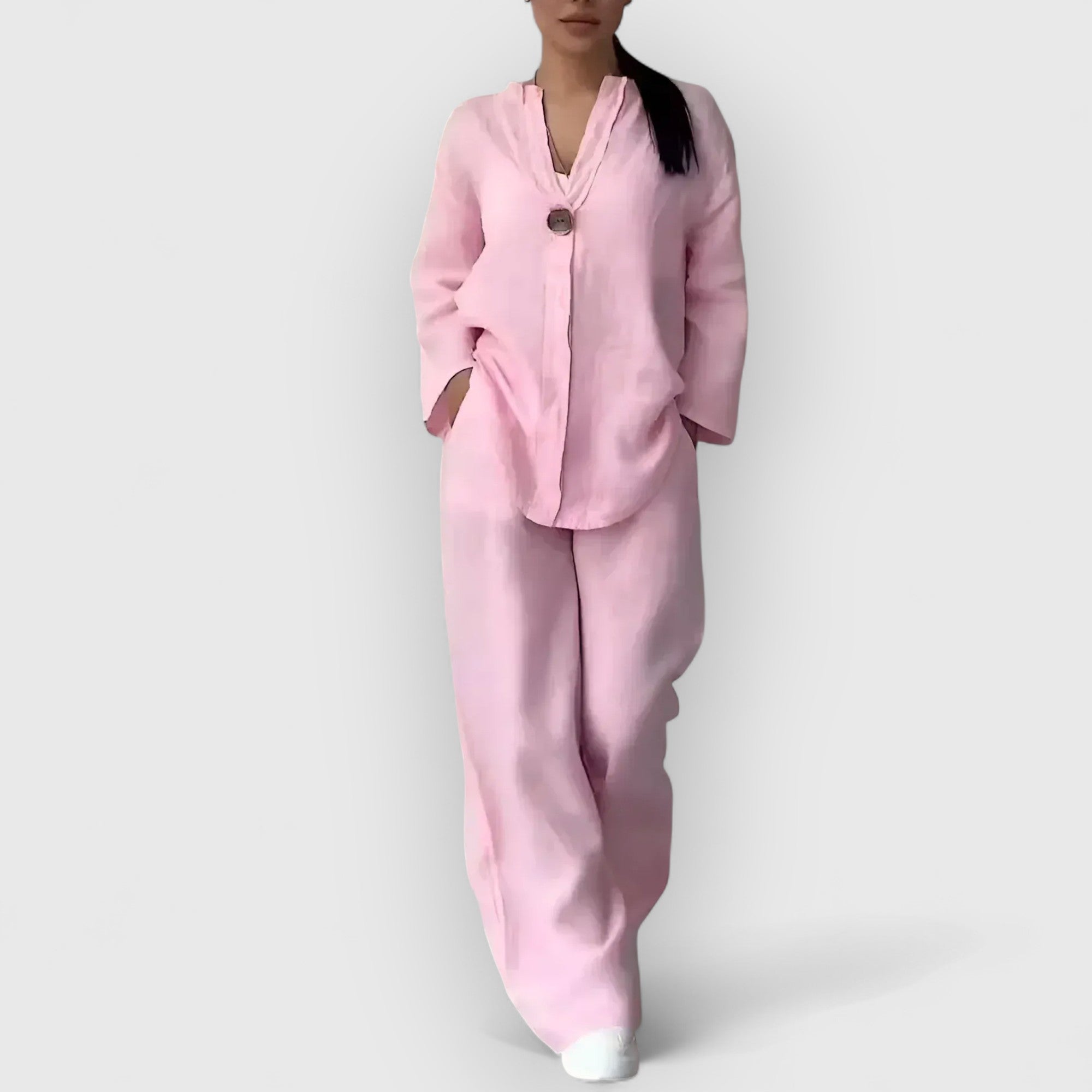 BENFIERI™ | Margherita – Tvådelat linneset i avslappnad, elegant stil
